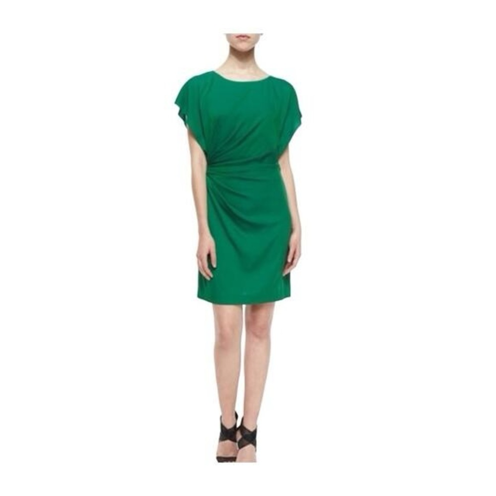 Diane Von Furstenberg Jenna Butterfly Emerald Dress